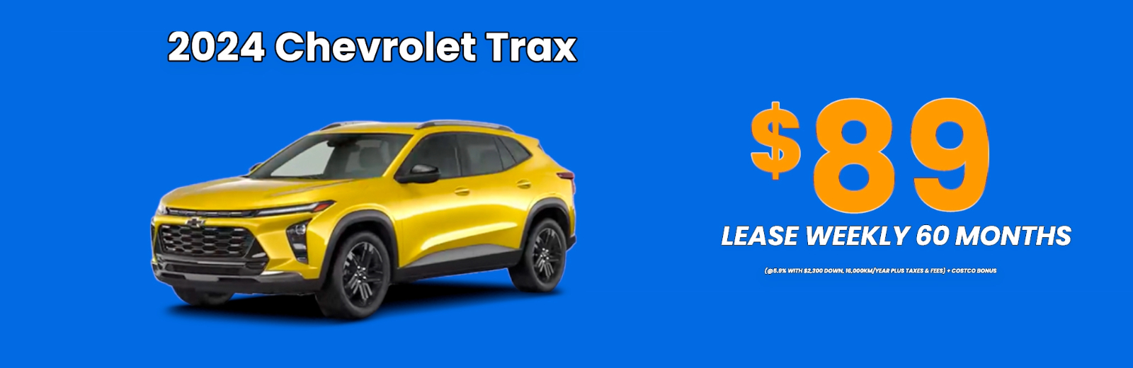 Chevy Trax Lease Offer