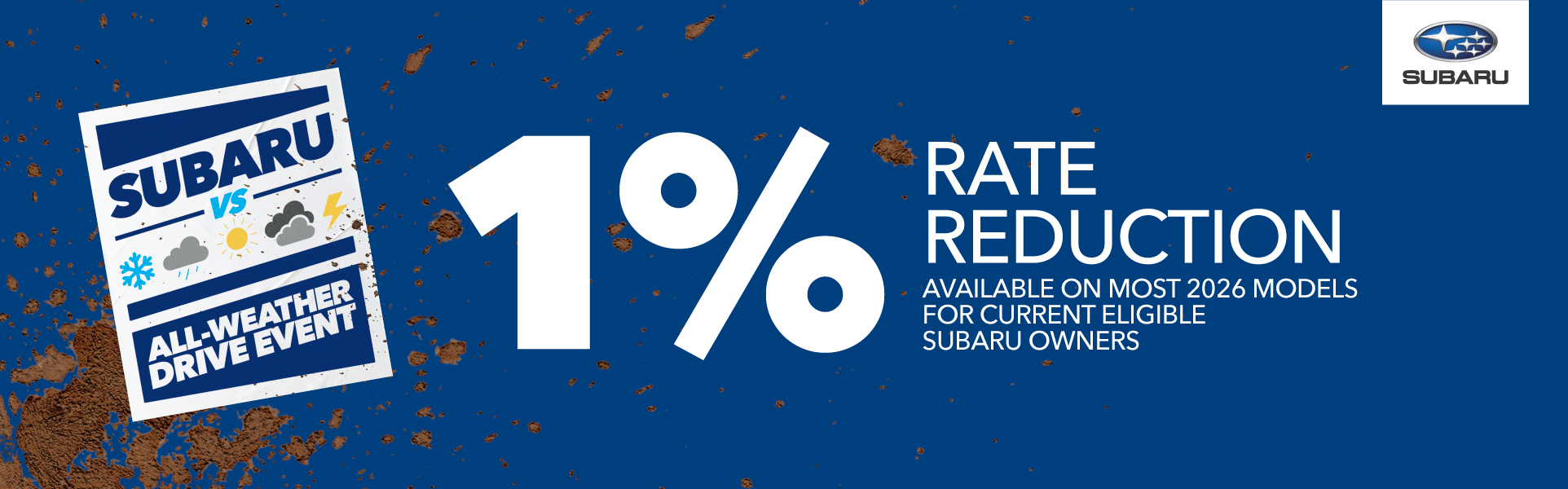 Subaru Rate Reduction Special