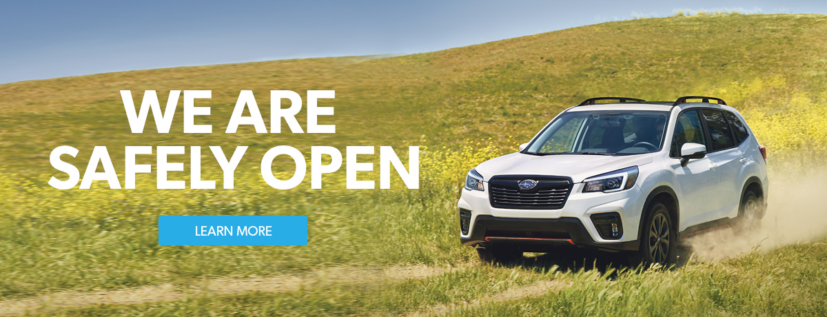 Subaru Dealership is Open