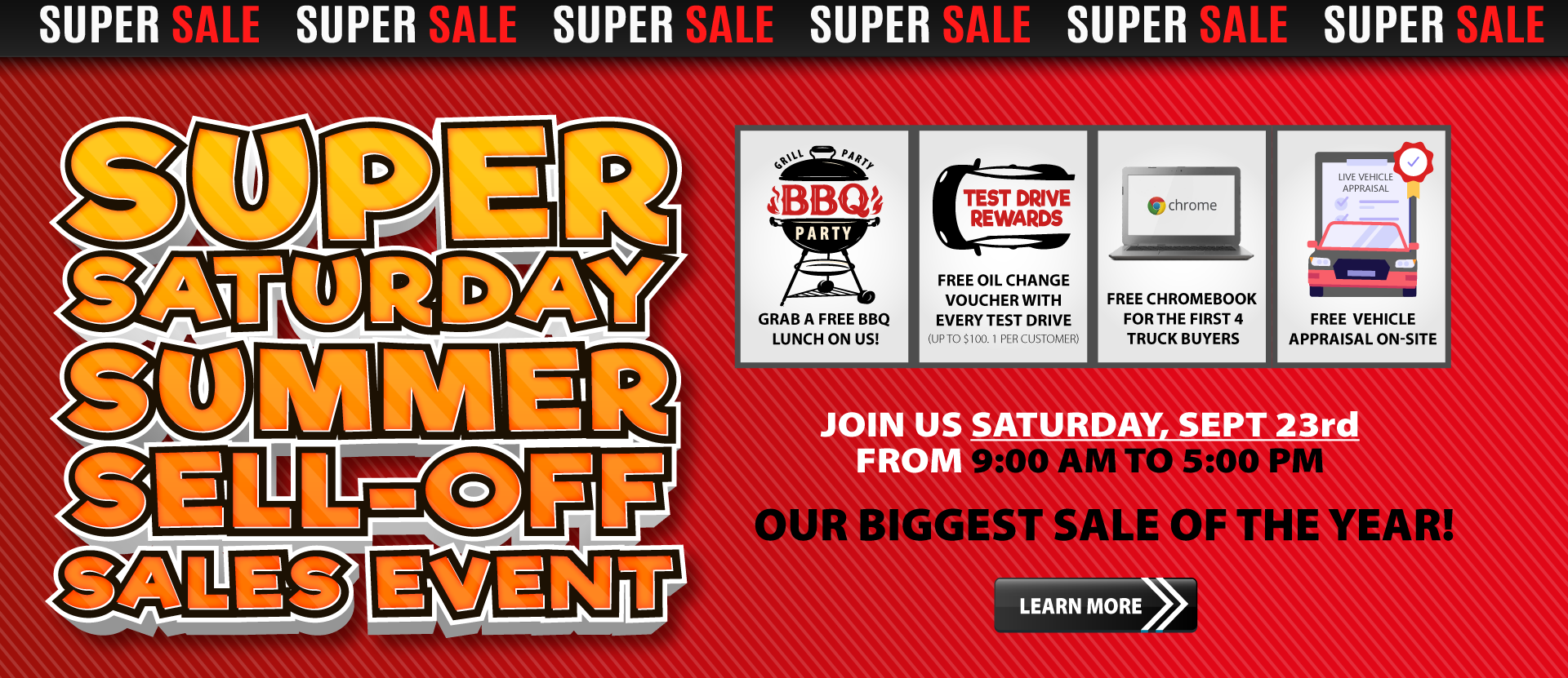 Summer Sell-Off Sales Event Flyer