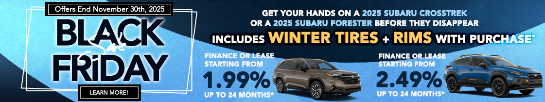 Whitby Subaru - Black Friday Month Sales Event