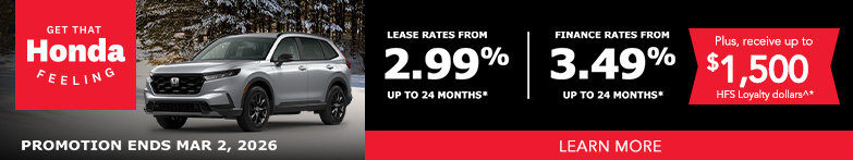 Parkway Honda Monthly Promotion VDP