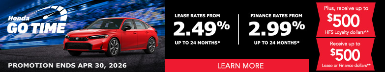 Parkway Honda Monthly Promotion VDP