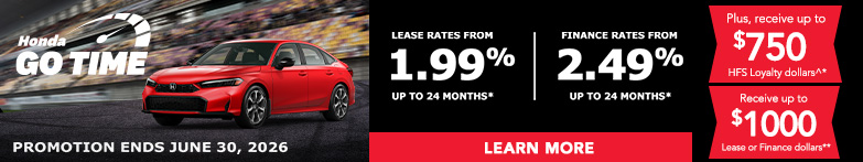 Parkway Honda Monthly Promotion VDP