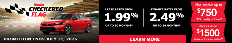 Parkway Honda Monthly Promotion VDP
