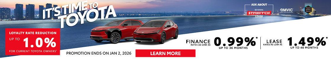 Markville Toyota Monthly Promotion