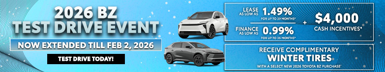 2026 BZ Special Event - Receive a Complimentary set of Winter Tires