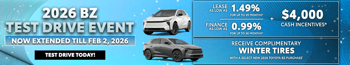 Winter BZ Special Event - Receive a complimentary set of Winter Tires