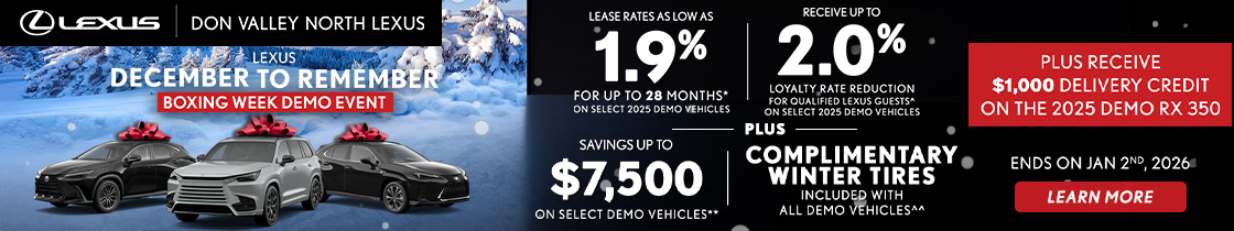 Boxing Week Demo Event