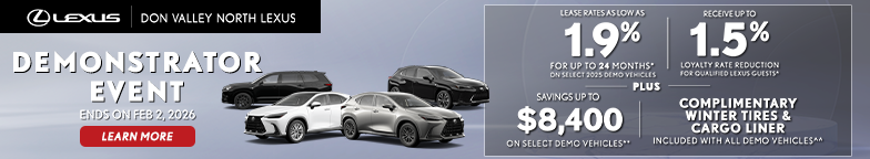 Demonstrator Event at Don Valley North Lexus