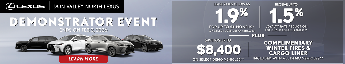 Demonstrator Event at Don Valley North Lexus