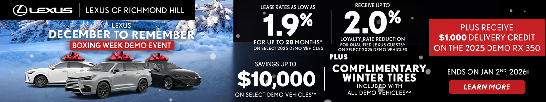 Boxing Week Demo Event