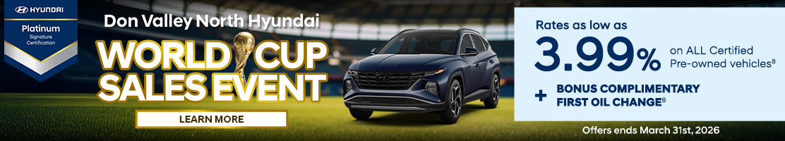 Don Valley North Hyundai World Cup Sales Event