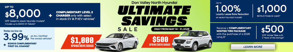 Don Valley North Hyundai Ulimate Savings Sale