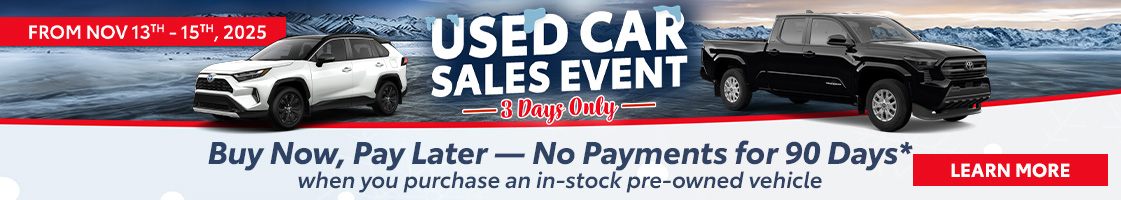 Don Valley North Toyota Used Car Sales Event