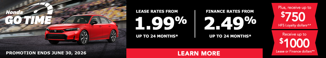 Mississauga Honda Monthly Promotion VDP