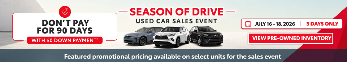 Thornhill Toyota Used Car Sales Event