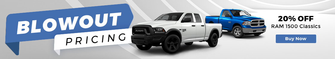 Blowout Pricing on Ram 1500s